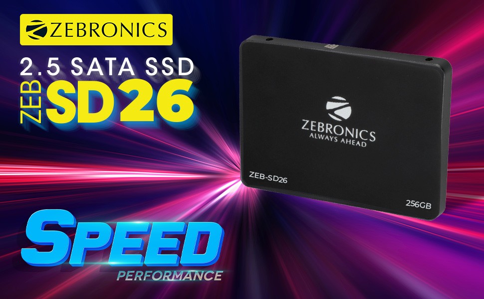 ZEB-SD26 256 GB Solid State Drive, TLC, SATA II & SATA III Interface